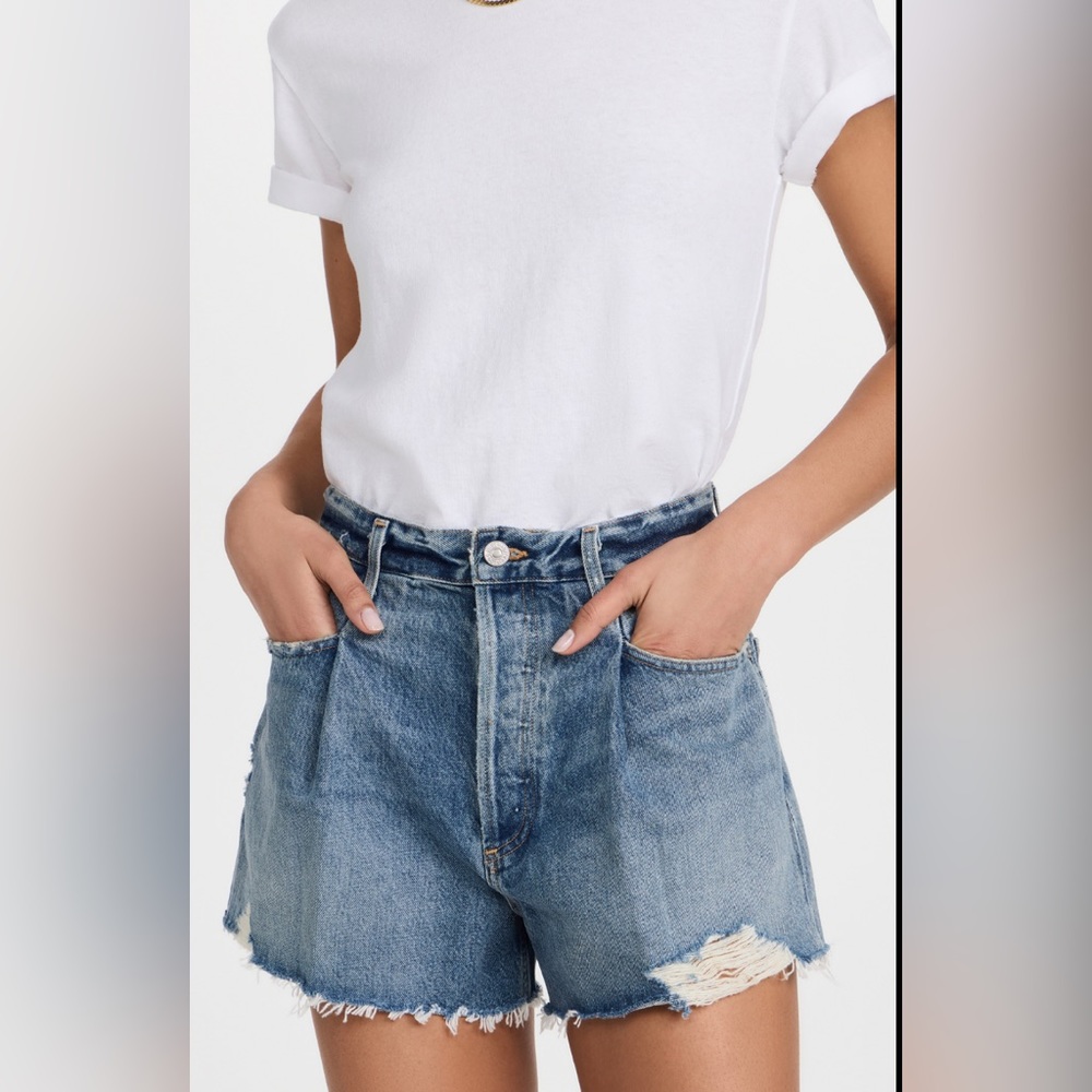 Citizens of Humanity Franca Pleated Jean Short